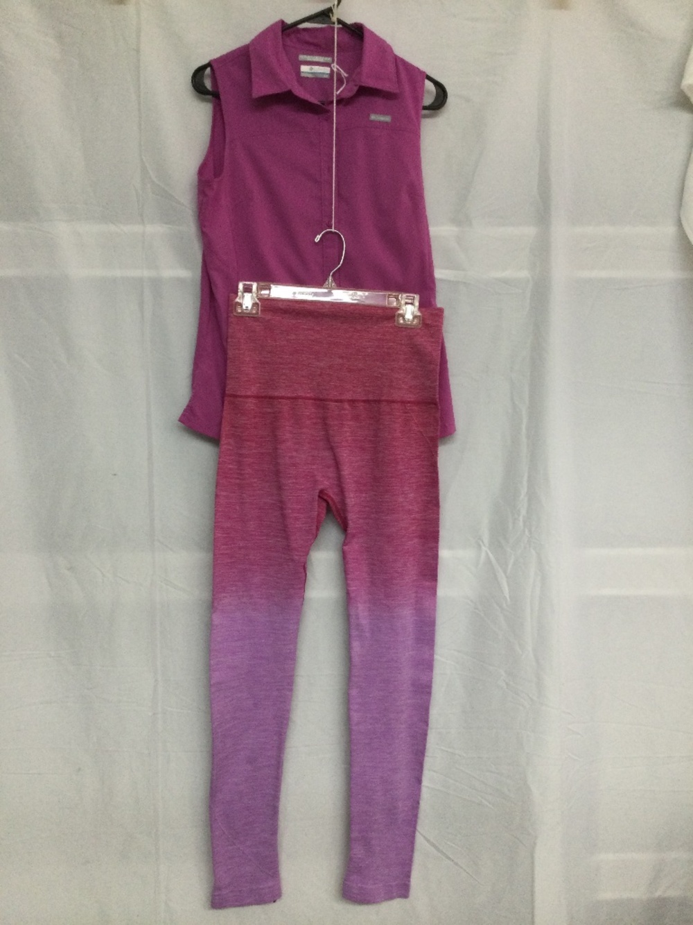 2 Pieces, Columbia Sleeveless Top & Yelete Legging